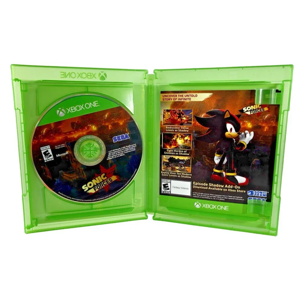 Sonic Forces Microsoft Xbox One 2017 Sega with Insert Tested